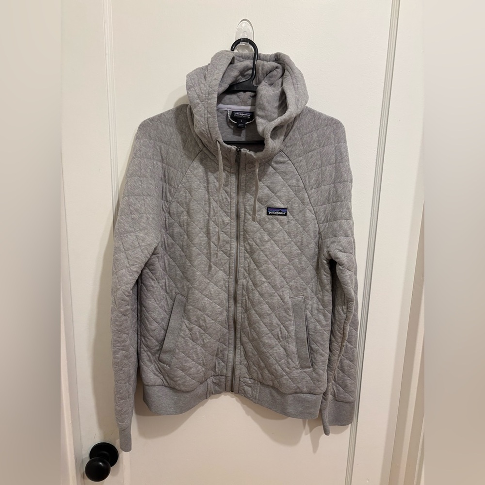 Patagonia Organic Cotton Quilted Hoodie, Small